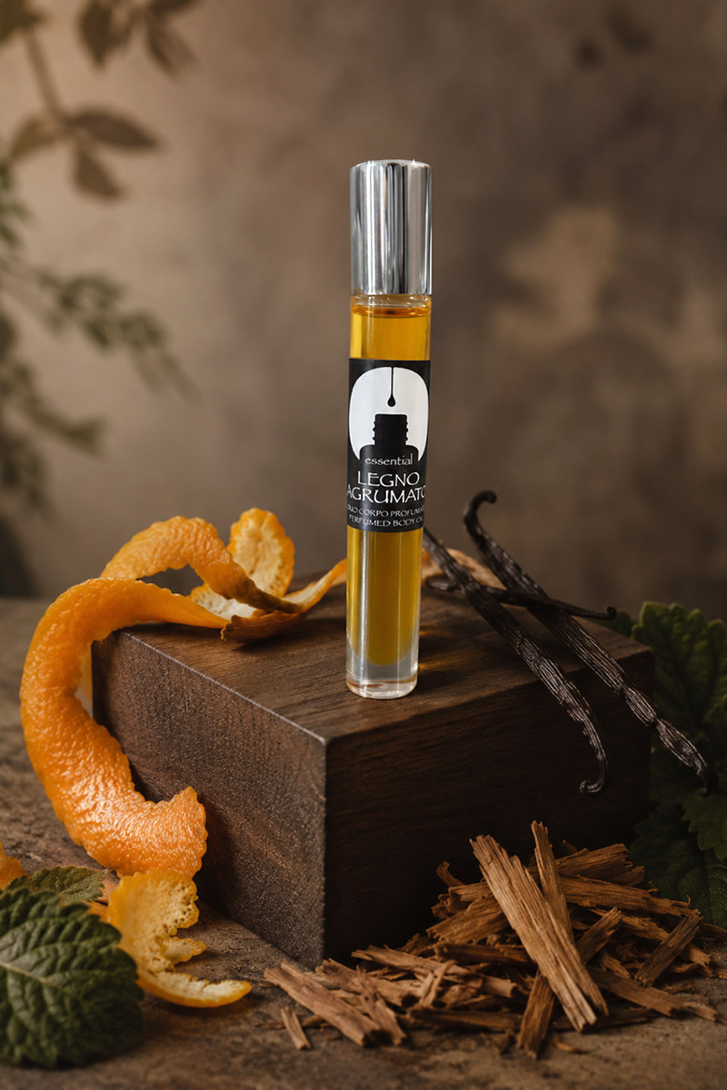 Olio corpo profumato - Legno Agrumato